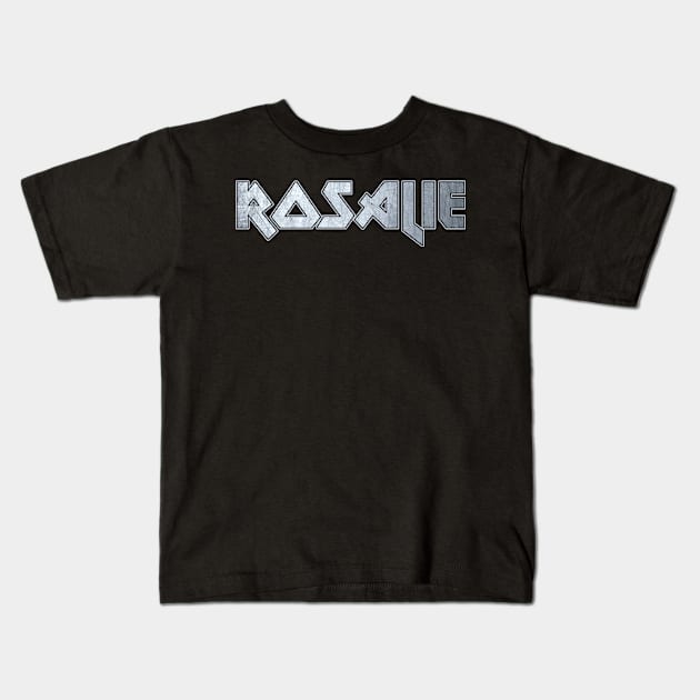 Heavy metal Rosalie Kids T-Shirt by KubikoBakhar